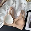 1011 Autumn/Winter New Mercerized Satin Mesh Anti-Gravity Lift Invisible Foundation Liquid Underwear Bra