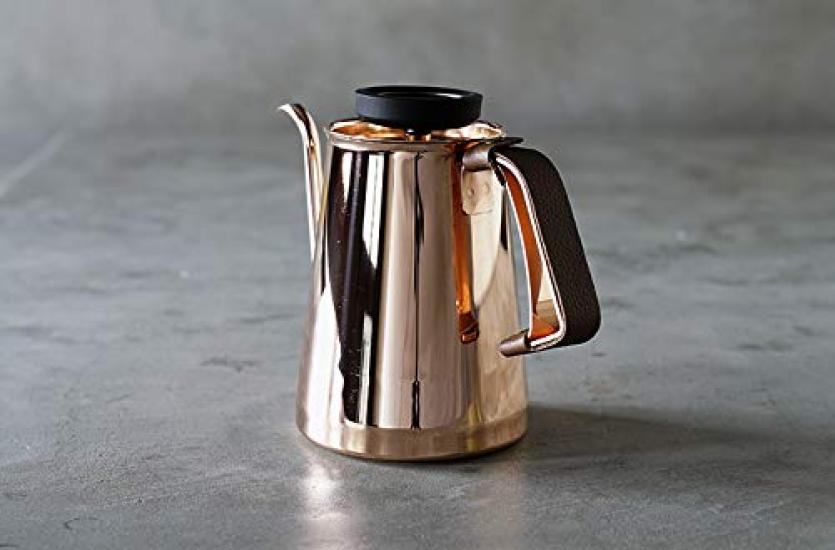 Coffee Kettle Gloss Copper [Niigata/Tsubame-Sanjo] [Beasty Coffee] A kettle with a spout width and tip shape that's perfect for drip brewing