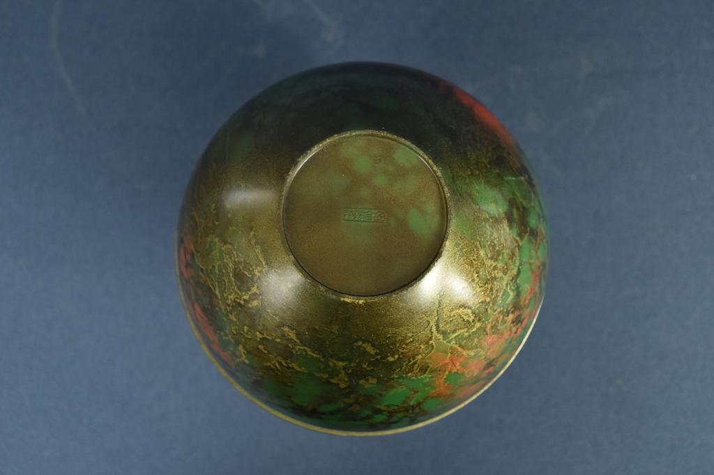 Japanese Metal Flower Vase Special Alloys Traditional Crafts