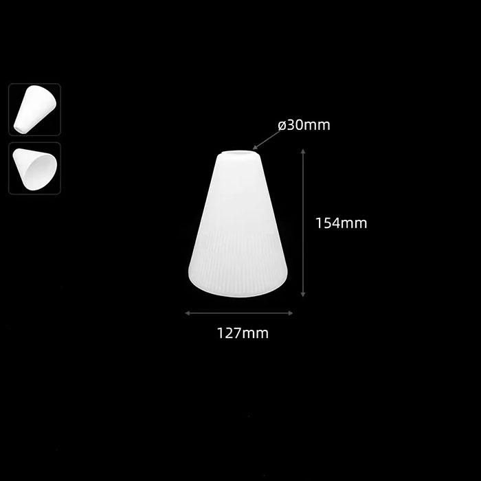 Clear Frost 30mm opening E14 Glass Lamp Shades Replacement,Green Amber 3cm Hole Glass Lampshade Cover for E12 Candle Wall Lights