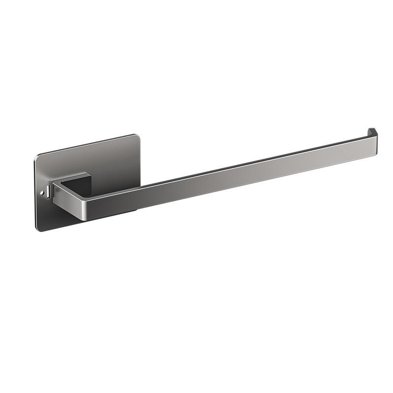 Paper Towel Holder Under Cabinet, No Drill Adhesive Kitchen Organizer for Foil, Plastic Bag, Wrap & Sponge Paper Holder