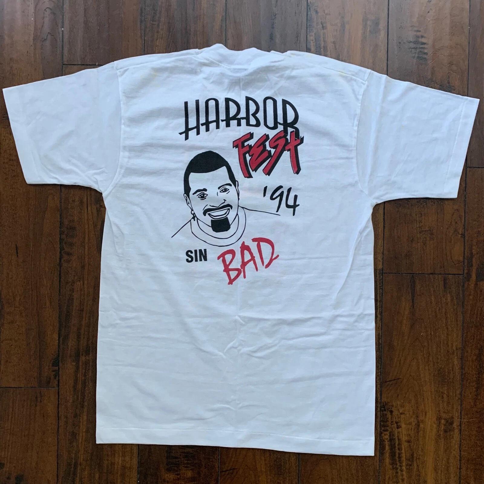 

Harbor Fest Vintage T Shirt 1994 90s FOTL Blank Single Stitch Radio Sunset XL