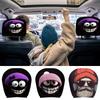 Funny Cartoon Car Headrest Covers 2 Pieces Vehicle Accessories Auto Front Seat Headrest Cover for Car Owners SUVs RVs Drivers
