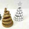 5pcs Wood Desktop Christmas Tree Figurine Festive Desktop Decoration Christmas Tree for Office Desk Holiday Decoration