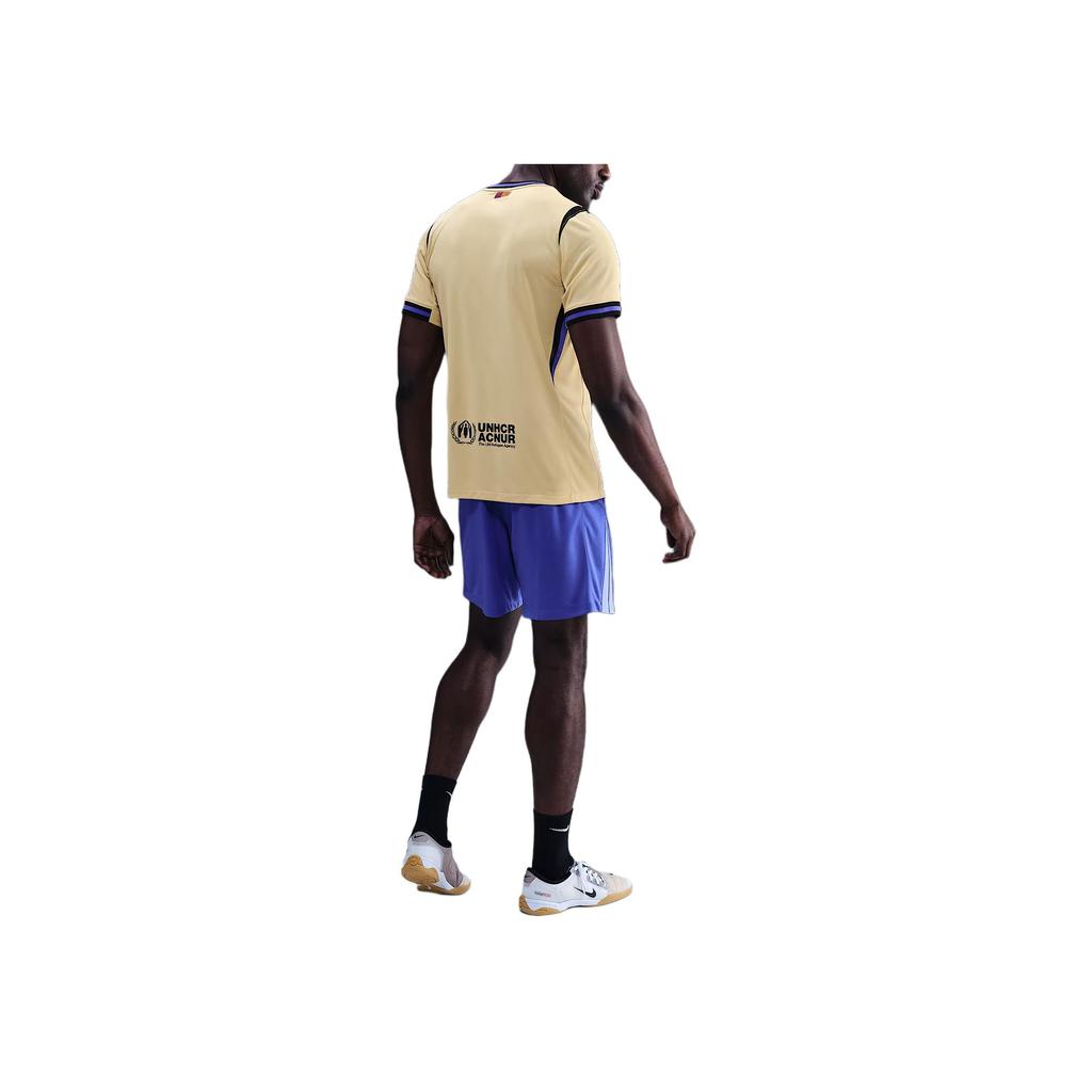 Nike X Kobe F.C. Barcelona 2025/26 Stadium Away Jersey Team Gold/Team Gold/Persian Violet/Black Men Tops Yellow HJ4603-784