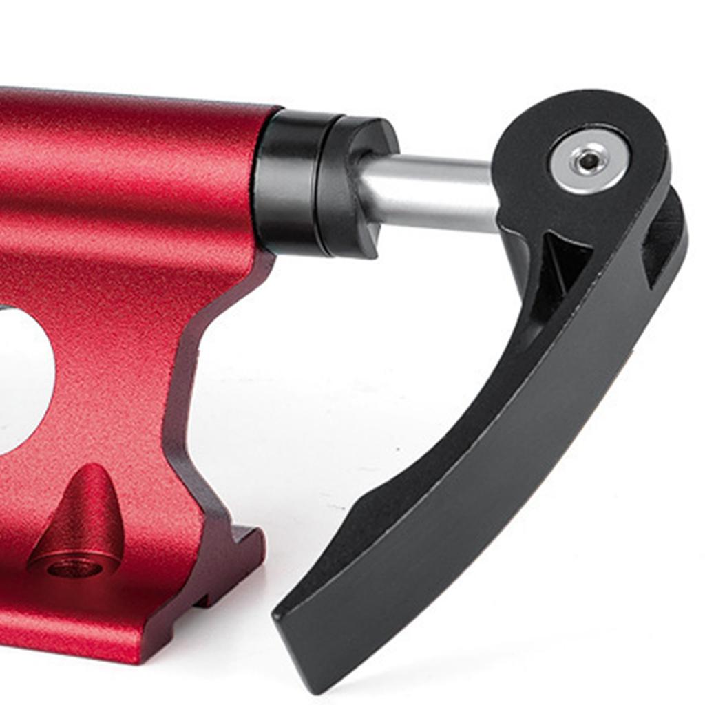 Bike Front Fork Mount Quick Release Aluminum Alloy Strong Bearing Car Roof Bike Block Fork Mount Red Free Size
