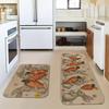 1Pcs Anti Fatigue Kitchen Rugs, Easter Bunny  Print Waterproof Non-Slip Thick Cushioned Kitchen Mat Heavy Duty Comfort Standing Mat for Kitchen