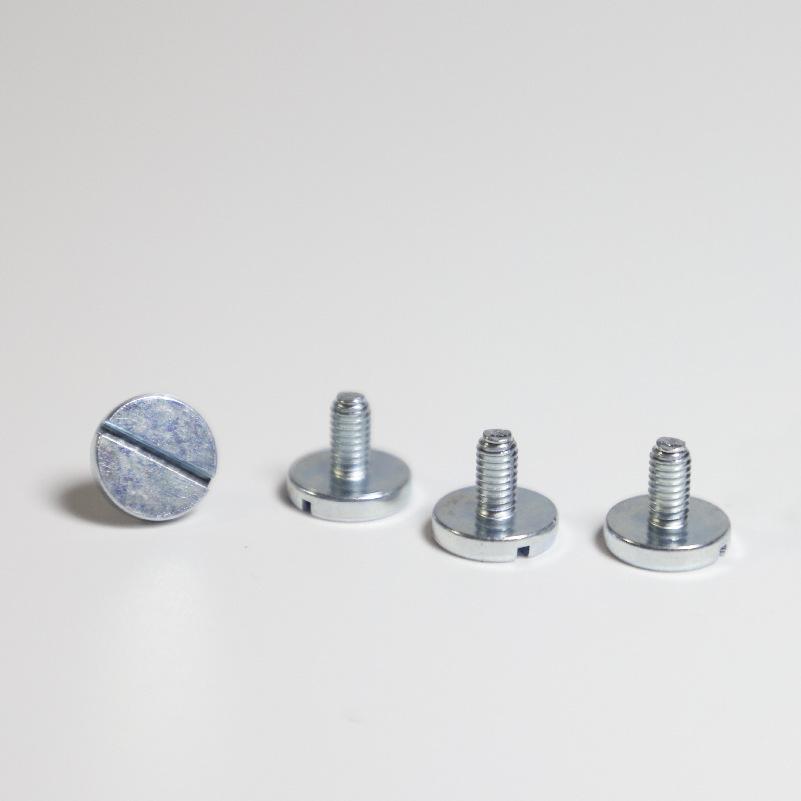 Blue Zinc Grade 8.8 Flat Head Slotted Machine Screw