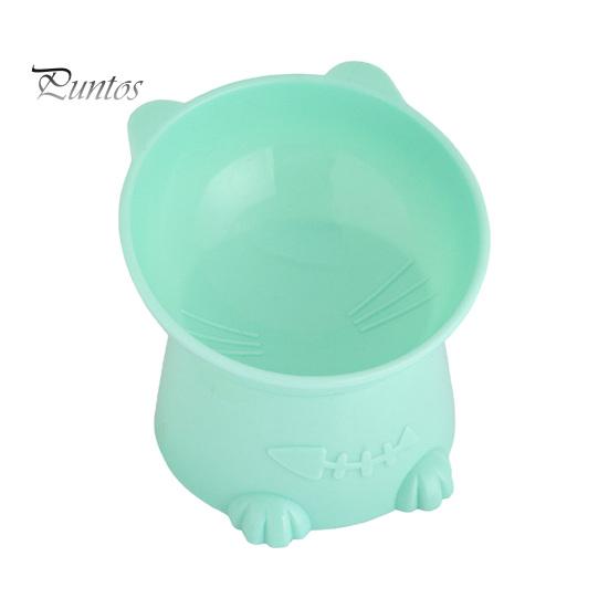 Чистый цвет, приподнятое основание, легко моется, миска для корма для домашних животных, кошек, собак, закусок, блюдце, тарелка, товары для животных синий