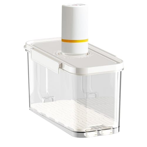 Vacuum Bread Storage Container, Bread Storage Container, Sealable Container, Vacuum Food Storage Container with Vacuum Pump, Food Storage Box with Rem