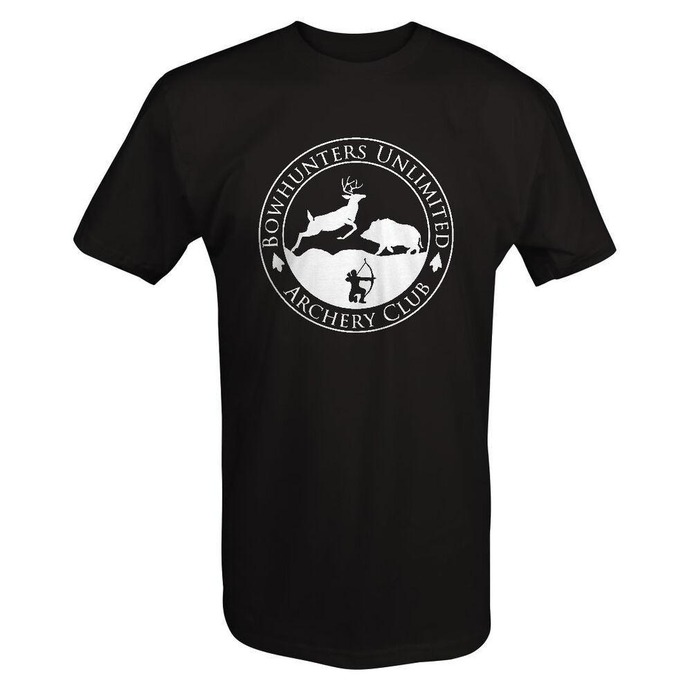 Футболка унисекс Bowhunters Un Archery Club Deer Boar Broadhead S чёрный