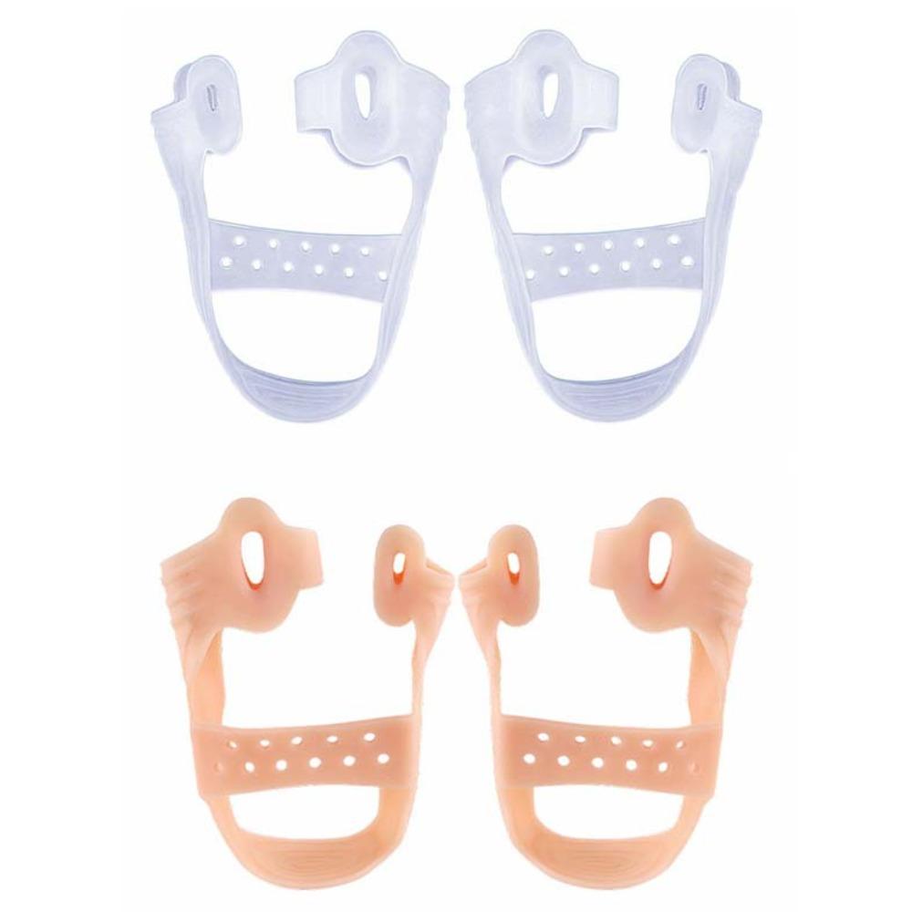 

Reduce Pressure Pull Toe Valgus Corrector Exerciser Strap Toe Splint Separator Toe Splitter прозрачный/телесный