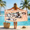Twice Fashion Beach Towel: Ideal for Summer Adventures Soft, absorbent and quick drying suitable for swimming and bathing