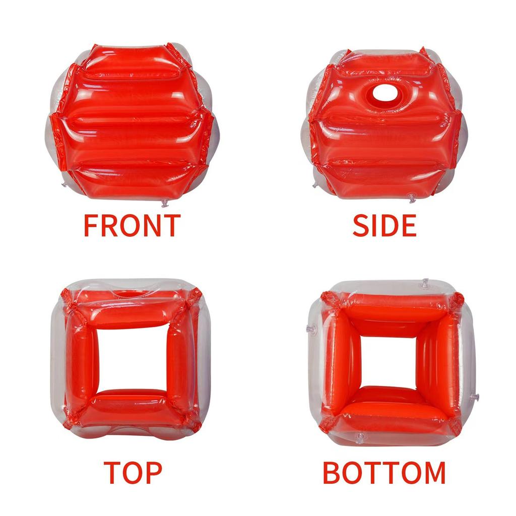 Inflatable PVC Bumper Ball Outdoor Fun Collision Ball Blow Up Body Bubble Ball Sports Game Prop