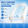 2026 New Mini Neck Mounted Fan Portable Bladeless Neck Rechargeable Air Cooler 3 Speed Mini Summer Sports Fan Outdoor Long Endur