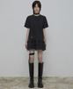 Peulleeoeob Layered Frill T-Shirt (Fl-167_Black)