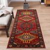 Retro Persian Light Luxury Long Corridor Carpet Washable Machine Washable Runner Rug Antiskid Foldable Easy Clean Passageway Mat