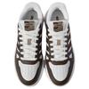 Adidas LITE BALLER Synthetic Leather Abrasion Resistant Low top Skateboard Shoes Unisex White Umber KJ4109