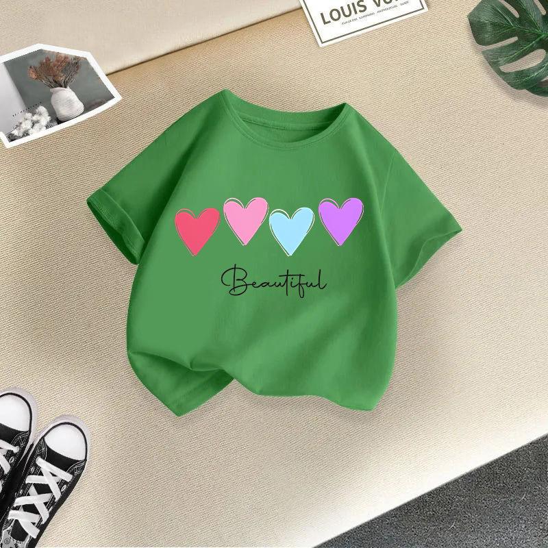 Children T-shirt Kids Clothes Tshirt Tops Tee Boys Girls Baby Tee 2-13Y Kid T Shirt