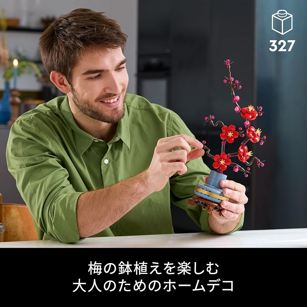 LEGO Botanical Cherry Blossom Building Set 10369 Decorative Toy for Home Interior Gift for Men and Women