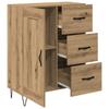 Artisan Oak Sideboard 69.5 x 34 x 90 cm Particleboard