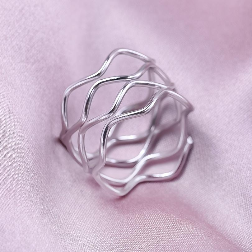 

1/2pcs Open Adjustable Heart Love Snake Ring Irregular Curved Jewelry Stainless Steel Rings For Women Men Accessories Bague Gift adjustable