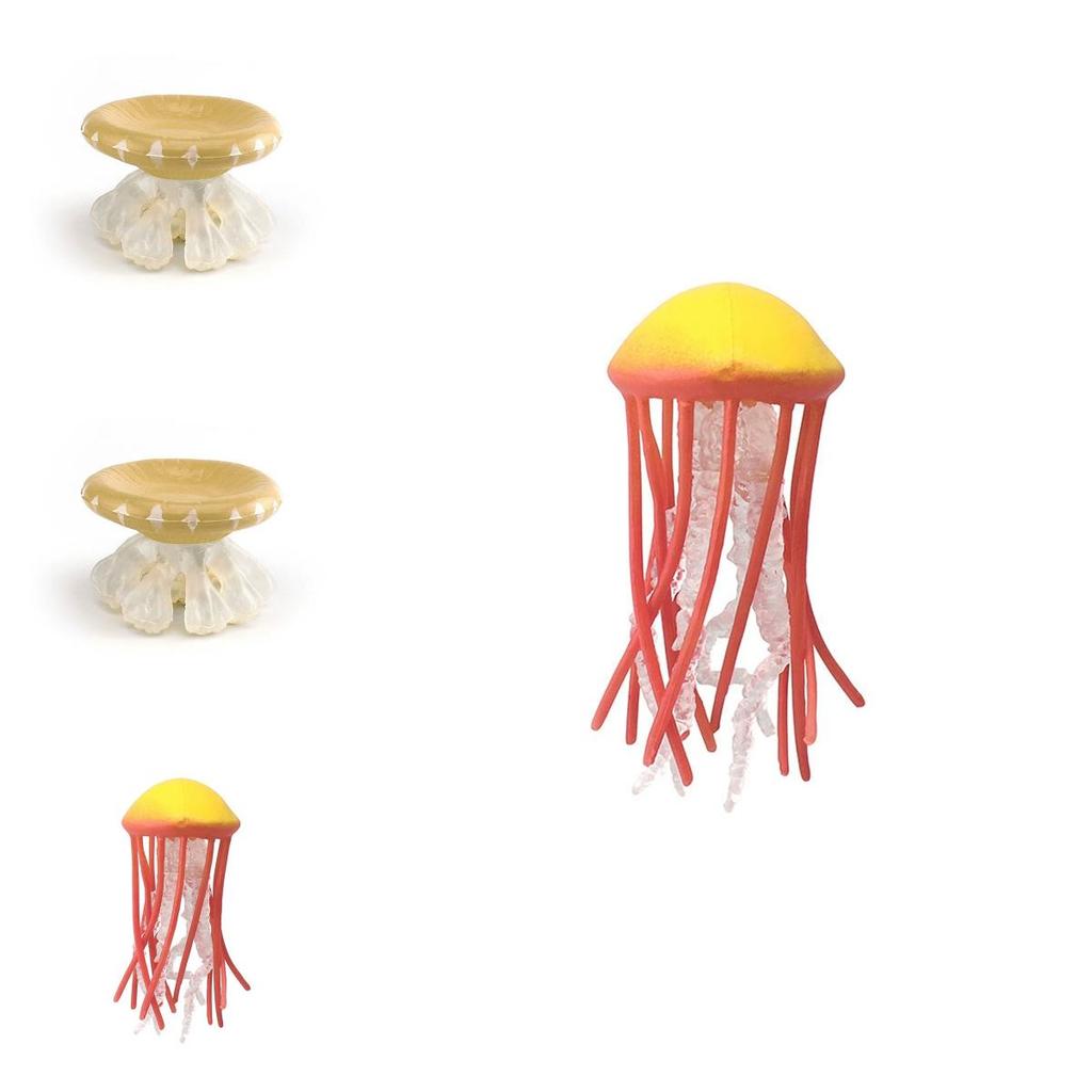 Marine Ocean Marine Life Plastic Jellyfish Model Desktop Decor For Aquarium Enthusiasts