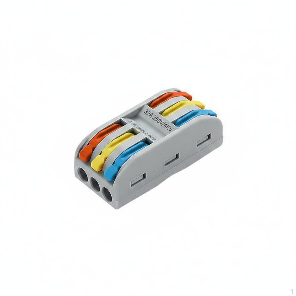 50 Pieces Quick Connect Wire Connector Easy Wiring Reusable Electrical Hardware