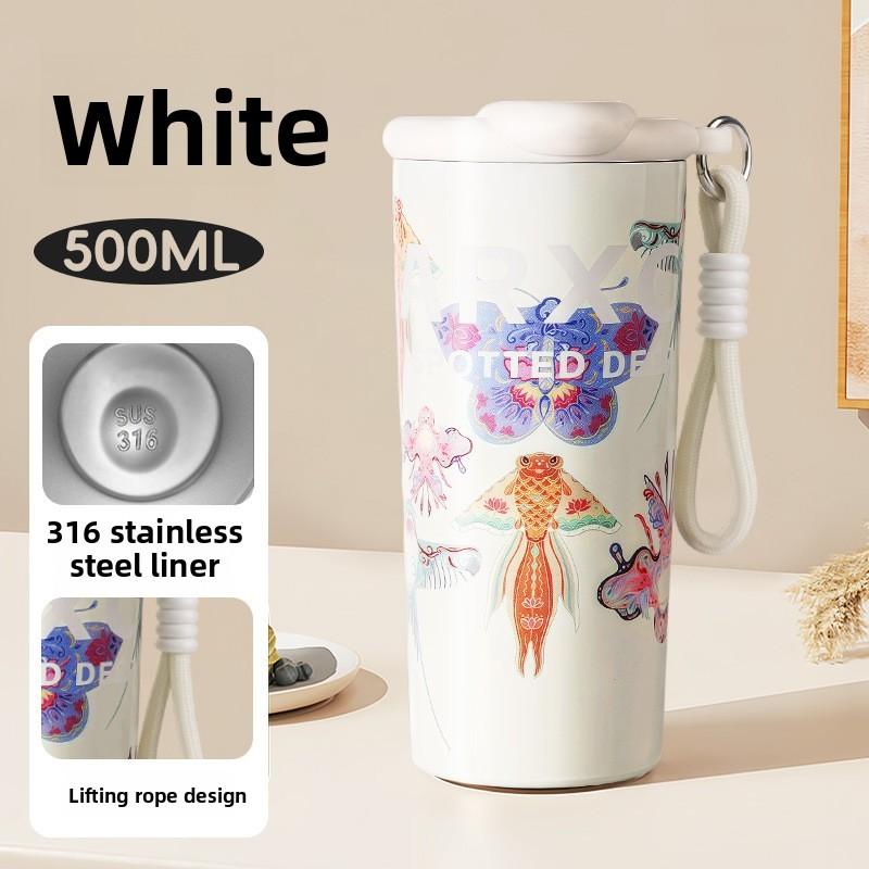 

Style Travel Mug With Double Drink Lid And Vacuum Insulation For Office Or Outdoor Use