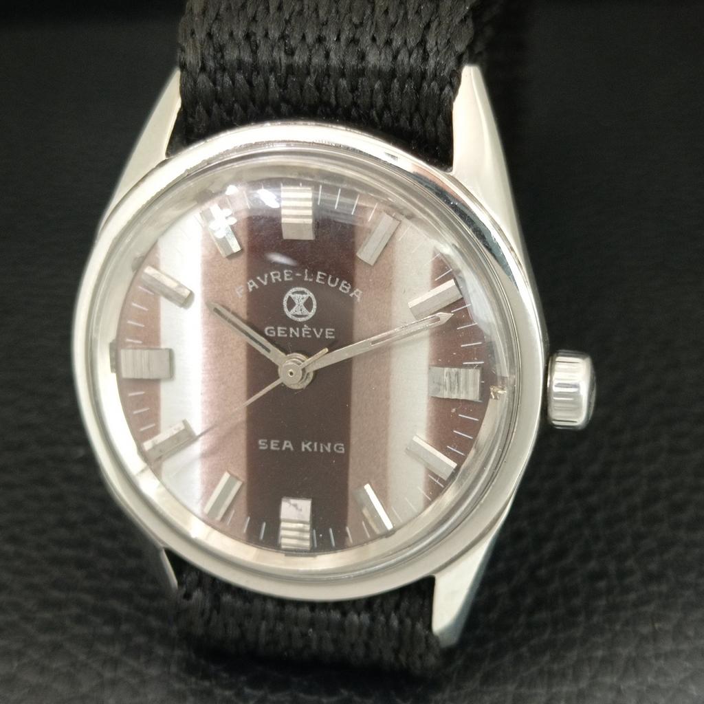VINTAGE FAVRE LEUBA SEA KING 253 RĘCZNY SZWAJCARSKI MĘSKI ZEGAREK a708447-1
