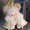 Niannyyhouse Plush Doll Clothes 10cm 20cm Multicolor Cape Suit with Shirt and Pants (Red, 10cm)