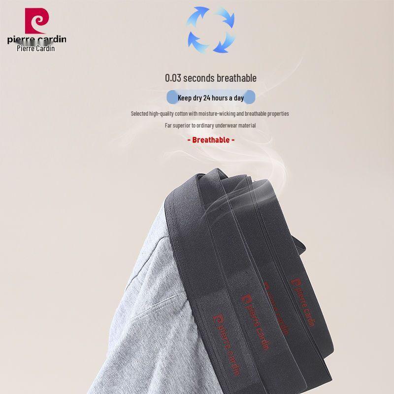 Pierre Cardin Men's 3-Pack Mid-Waist Cotton Boxer Briefs