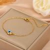 Evil Eye Pendant Adjustable Bracelet Jewelry