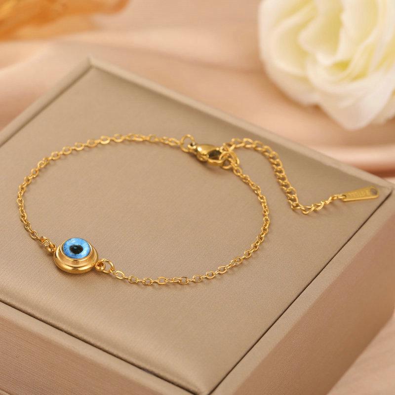 Evil Eye Pendant Adjustable Bracelet Jewelry