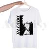 BLEACH Japanese Anime Manga Ichigo Kuchiki Byakuya Tshirts Men Fashion Summer T-shirts Tshirt Top Tees Streetwear Harajuku Funny