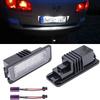 2pcs LED License Plate Lights Number Lamp for MK5 GTI MK6 MK7 Golf 5 Glof 6 Golf 7 New Beetle Passat CC Rabbit Eos Phaeton Polo Lupo Powered by Xenon