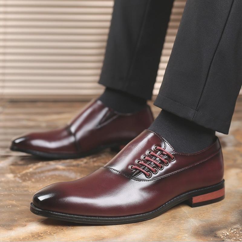 Men Dress Shoes Luxury British Leather Shoe Fashion Business Casual Shoes for Men Party Wedding Shoe Loafers BigSize48 Man Shoes