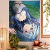 G-Genshin I-Impact F-Furina Anime Tapestry Art Science Fiction Room Home Decor Wall Art Decor