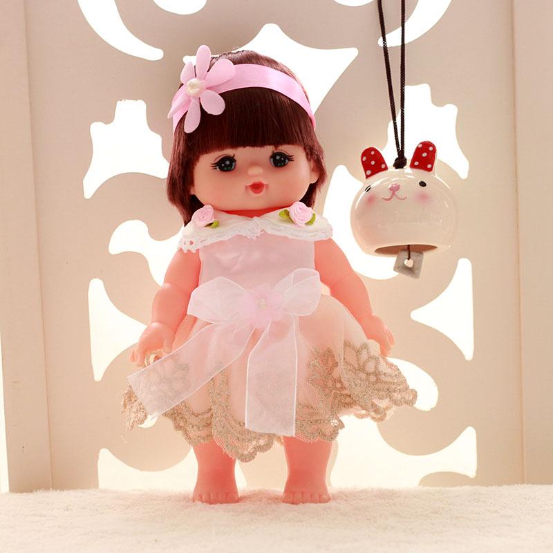 26cm Jointed Doll Compatible with Xiaolemei Clothing and Accessories for Baby Girl Playhouse Dress-Up Practice
