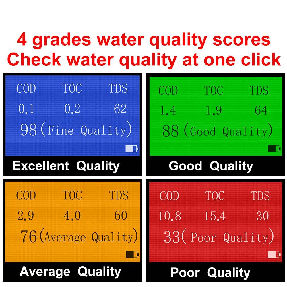 Drinking Water Quality Tester Tds Meter Portable COD TOC EC Tester High Precision Quality Rugged for Drinking Water LS310