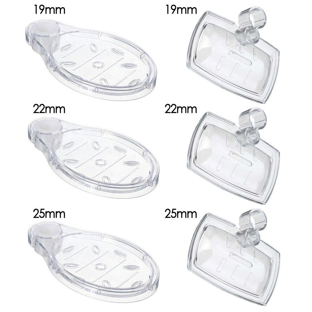 Transparent Shower Rod Drain Holder Soap Organizer Lifting Rod Soap Rack Soap Dish Soap Holder