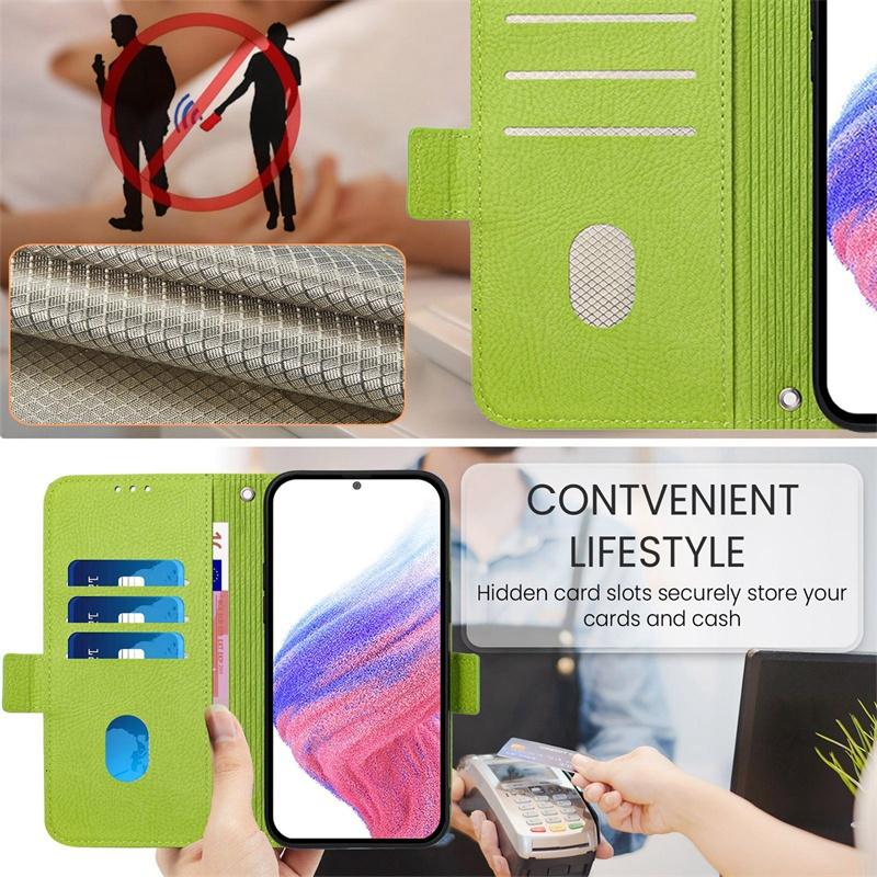 Flip Case for ZTE Nubia S A403ZT 5G PU Leather Embossed Pocket Card Slots Stand Protective Cover Casing