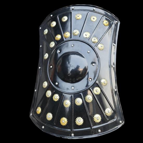 Schwarzer Heizschild Mittelalterlicher Schwarzer Schild Handpanzer Beinpantzer Komplettes Set Bestes Geschenk Sammlerstück