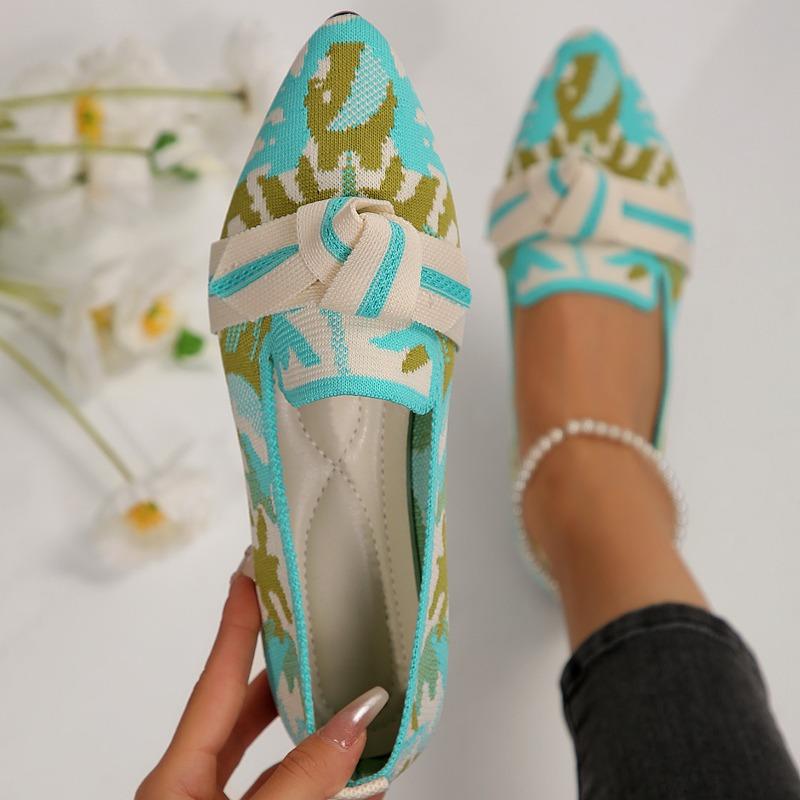 Fashion New Style Popular Women's Shoes Loafers Ballet Flats Pointed Toe Barefoot Slip-on Casual Low Heel Luxury Brand Woman Shoes