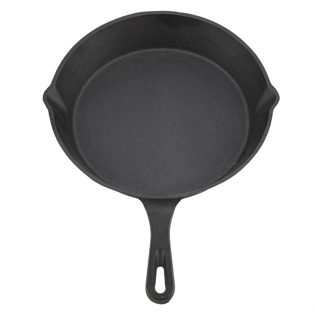 3pcs/Set 16cm 20cm 25cm Cast Iron Frying Pans Cookware Pots Household Kitchen Cooking Tool