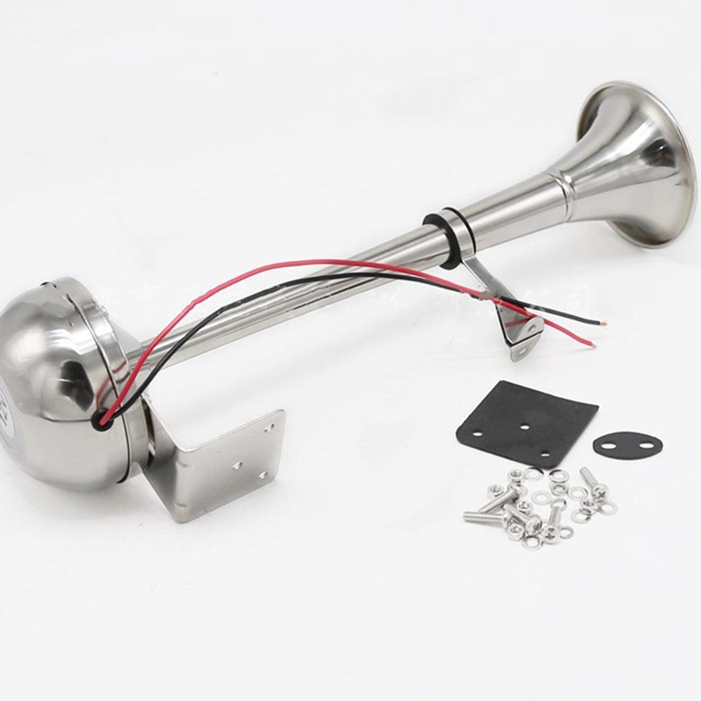 Stainless Steel Easy Installation Car Air Horn For Alerting Others In Traffic Reliable Car Loud Horn As Shown