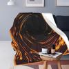 Yu Gi Oh Card Blanket Cover Plush Throw Blankets Summer Air Conditioning Portable Ultra-Soft Warm Bedsprea