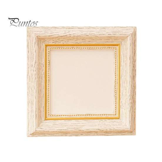 Wide Border Photo Frame Square French Frame, Art Display Minimalist Thickened Picture for Oil Paintings Posters Home Decor Empty For 4 бежевый