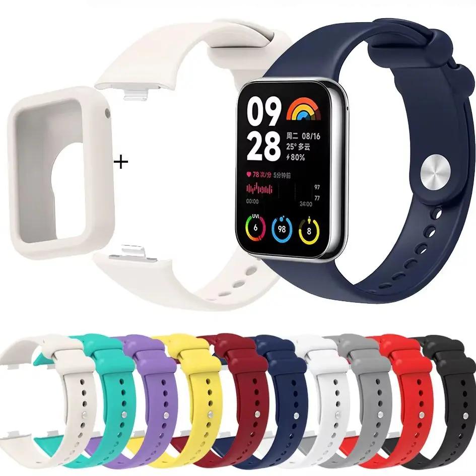 Soft TPU Watchband For Xiaomi Mi Band 8 Pro 8Pro Strap Band For Xiaomi Smart Band 8 Pro Wriststrap Wristband Bracelet Belt&Case