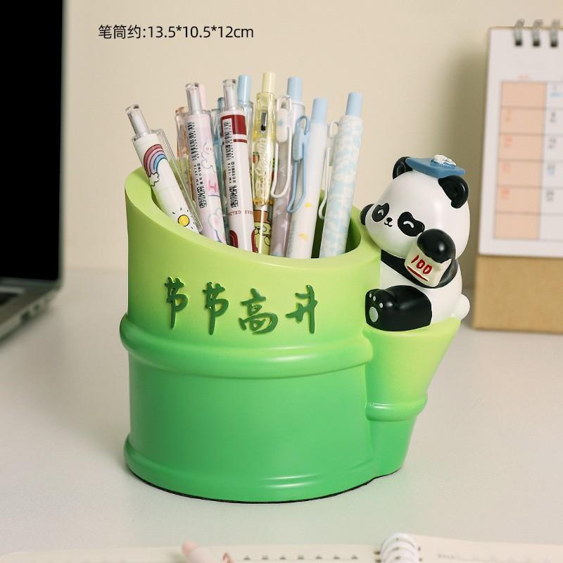 Funny Shark B Pen Holder Premium Resin Desk Organizer Cute Animal Decor Students Kids Gift